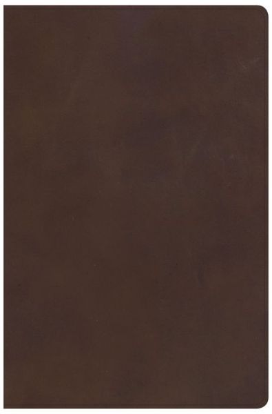 Cover for CSB Bibles by Holman CSB Bibles by Holman · KJV Super Giant Print Reference Bible, Brown Genuine Leather, Indexed (Leather Book) (2018)