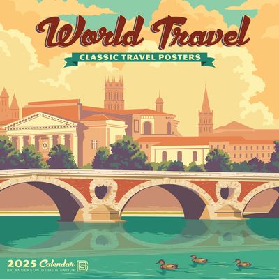 World Travel 2025 12 X 12 Wall Calendar (Calendar) (2024)