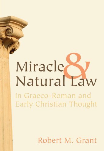 Cover for Robert M. Grant · Miracle and Natural Law in Graeco-roman and Early Christian Thought: (Paperback Book) [Reprint edition] (2011)
