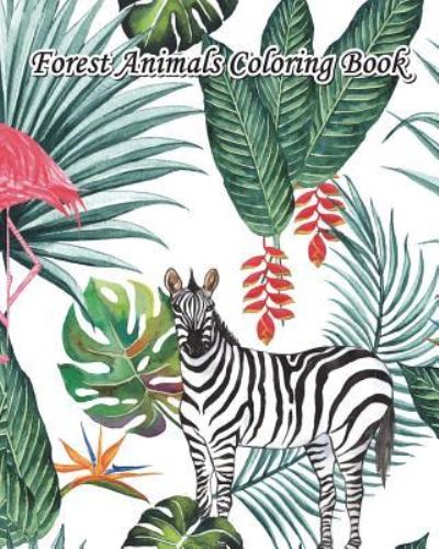 Cover for Vonnie Boyd · Forest Animals Coloring Book (Paperback Book) (2018)