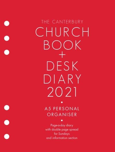 Cover for The Canterbury Church Book &amp; Desk Diary 2021 A5 Personal Organiser Edition (Bok) (2020)