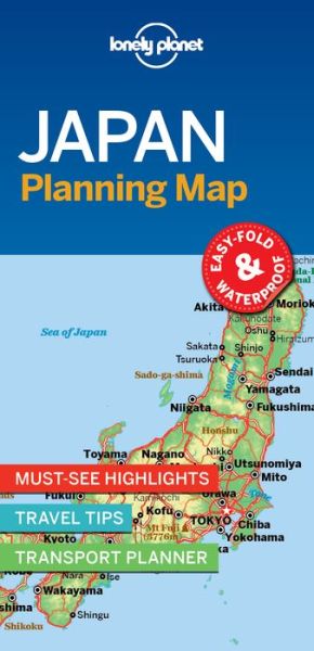 Lonely Planet Planning Maps: Japan Planning Map - Lonely Planet - Bøger - Lonely Planet - 9781787014510 - 13. juli 2018