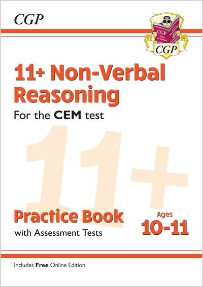 Cover for CGP Books · 11+ CEM Non-Verbal Reasoning Practice Book &amp; Assessment Tests - Ages 10-11 (with Online Edition) - CGP CEM 11+ Ages 10-11 (Bok) [With Online edition] (2018)