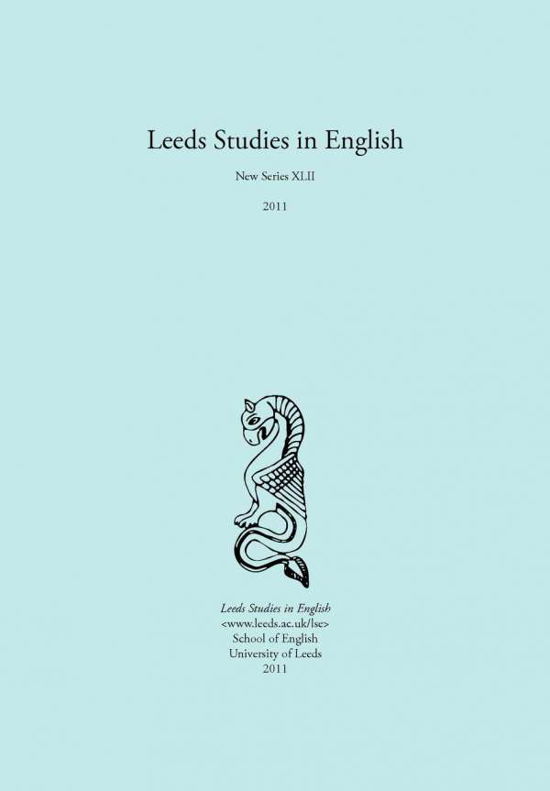 Cover for Alaric Hall · Leeds Studies in English 2011 (Paperback Book) (2012)