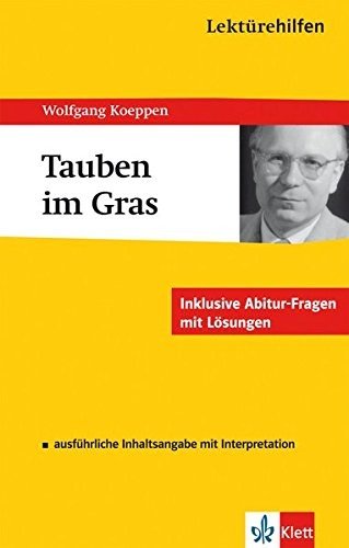 Cover for Wolfgang Koeppen · Lektürehilfen Wolfgang Koeppen 'Tauben (Book)