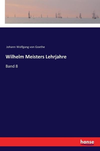 Cover for Johann Wolfgang Von Goethe · Wilhelm Meisters Lehrjahre: Band 8 (Paperback Bog) (2017)