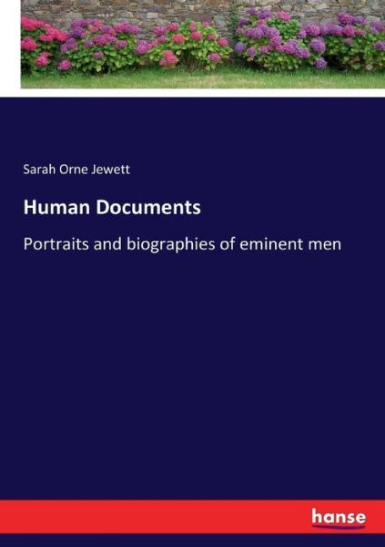 Cover for Jewett · Human Documents (Book) (2017)