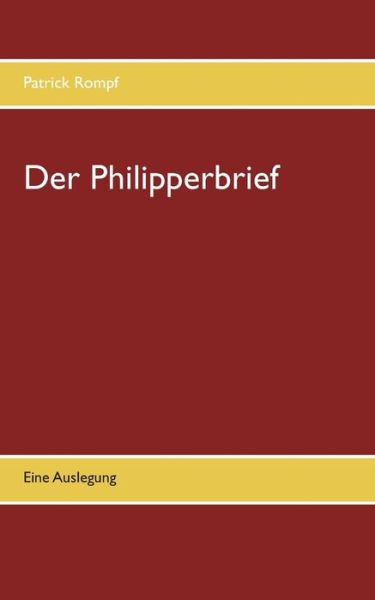 Cover for Rompf · Der Philipperbrief (Book) (2017)