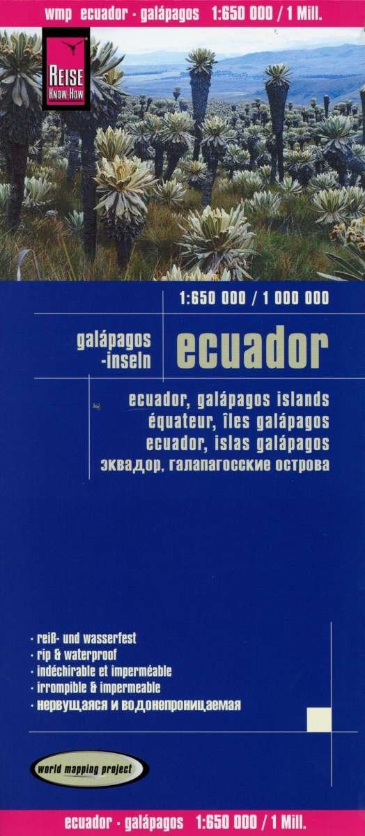 Cover for Reise Know-How · Ecuador and Galapagos (1:650.000 / 1.000.000) (Landkart) (2022)