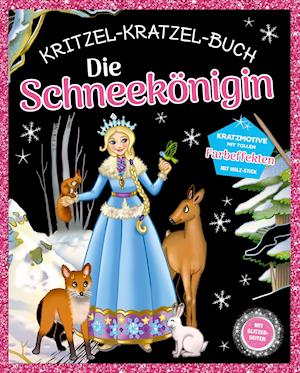 Cover for Schwager und Steinlein · Die Schneekönigin Kritzel-Kratzel-Buch für Kinder ab 5 Jahren (Pocketbok) (2021)