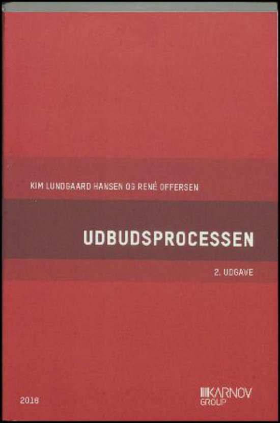 Cover for Kim Lundgaard Hansen; René Offersen · Udbudsprocessen (Heftet bok) [2. utgave] (2016)