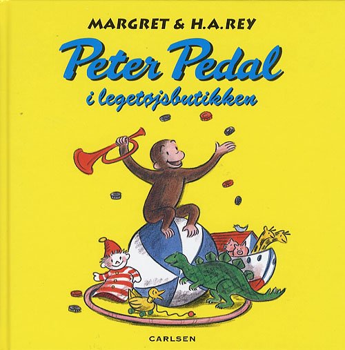 Cover for H. A. Rey; Margret Rey · Peter Pedal: Peter Pedal i legetøjsbutikken (Bound Book) [1e uitgave] [Indbundet] (2003)
