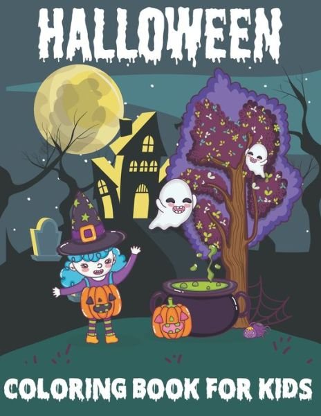Cover for Blue Zine Publishing · Halloween coloring book for kids (Taschenbuch) (2020)