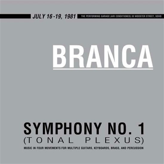 Cover for Glenn Branca · Symphony No. 1 (Tonal Plexus) (LP) (2016)