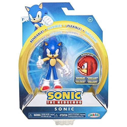 Cover for Jakks · Sonic - 4&quot; Basic Figures w/Accessory - Sonic (Toys)