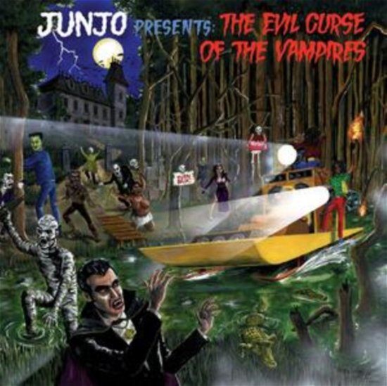 Cover for Various Artists / Henry Junjo · Junjo Presents The Evil Curse (Halloween Orange Vinyl) (LP) (2023)