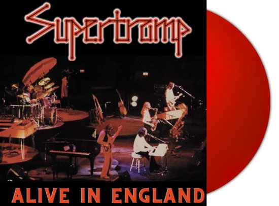 Cover for Supertramp · Alive In England (Red Vinyl) (LP) (2023)