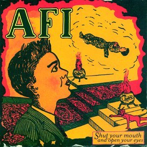 Cover for Afi · Shut Your Mouth and Ope (LP) [Limited, Coloured edition] (1997)