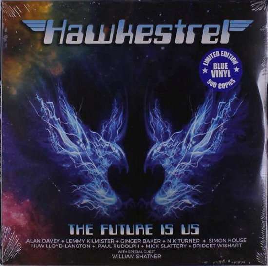 Cover for Hawkestrel · The Future Is Us (Blue Vinyl) (LP) [Coloured edition] (2019)