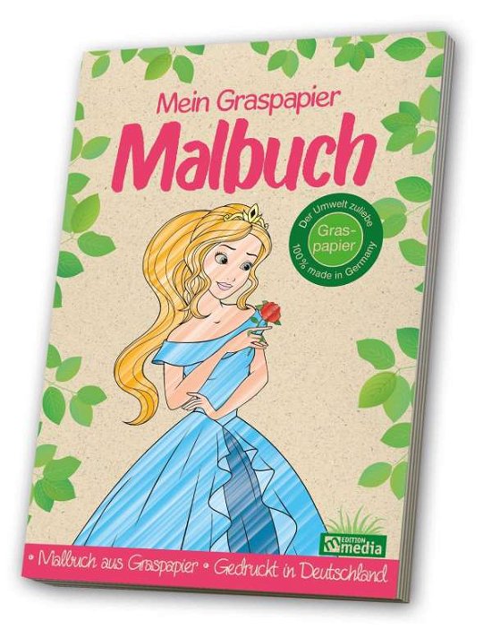 Cover for Malbuch Graspapier · Malbuch Graspapier - Prinzessin.8751 (Bok)