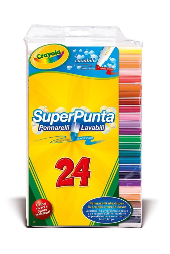 Cover for Crayola · Crayola - Supertips - 24 Wasbare Viltstiften (MERCH)