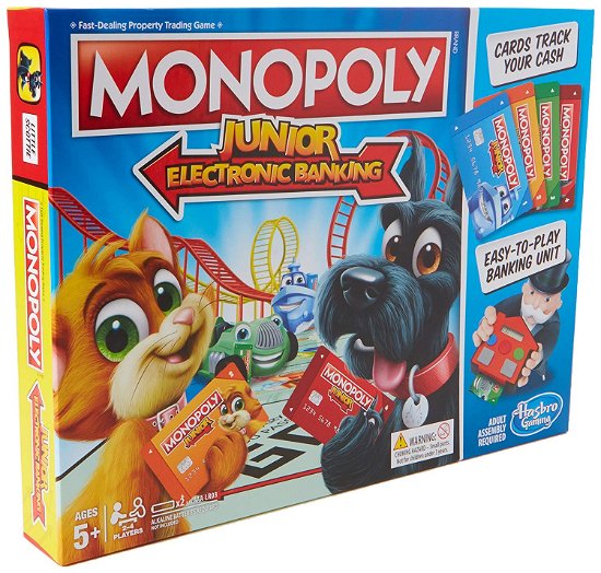 Monopoly -   Jr Electronics Banking - Hasbro - Brætspil -  - 5010993466511 - 