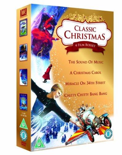 Cover for The Sound Of Music / Chitty Chitty Bang Bang / A Christmas Carol / Miracle On 34th Street (DVD) (2011)
