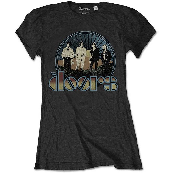 Cover for The Doors · The Doors Ladies T-Shirt: Vintage Field (T-shirt) [size S] [Black - Ladies edition] (2020)