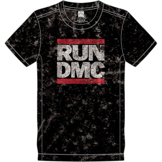 Run DMC Unisex T-Shirt: Logo (Wash Collection) - Run DMC - Marchandise -  - 5056368644511 - 