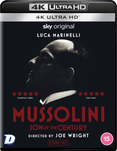 Cover for Mussolini Son of the Century 4K UHD · Mussolini: Son Of The Century 4K Uhd &amp; Blu-Ray (4K Ultra HD) (2025)