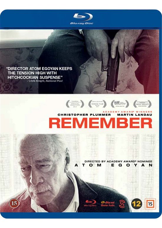 Remember - Christopher Plummer / Martin Landau - Film -  - 5706168998511 - 6. oktober 2016