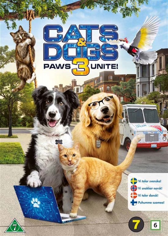 Cover for Cats &amp; Dogs 3: Paws Unite! (DVD) (2020)