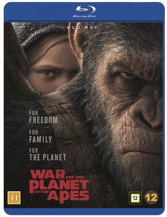 Cover for Planet of the Apes · War for the Planet of the Apes (Blu-ray) (2017)