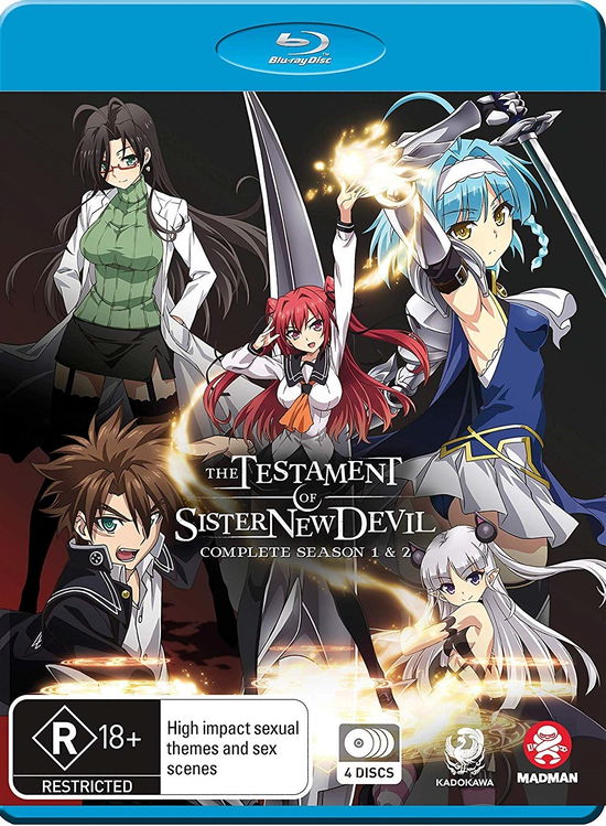 Cover for BEACOCK, BRIAN, BUCKLAND, KIRA, LANDA, LAUREN, NAKAMURA, YêICHI, N/A · The Testament of Sister New Devil / Complete Series (Blu-ray) (2019)