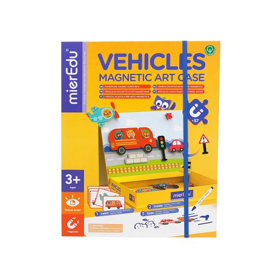 Cover for Mieredu · Magnetic Art Case - Vehicles - (me151) (Spielzeug)