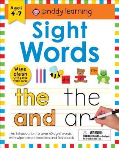 Cover for Roger Priddy · Wipe Clean Workbook: Sight Words (enclosed spiral binding): Ages 4-7; wipe-clean with pen &amp; flash cards - Wipe Clean Learning Books (Spiral Book) (2018)