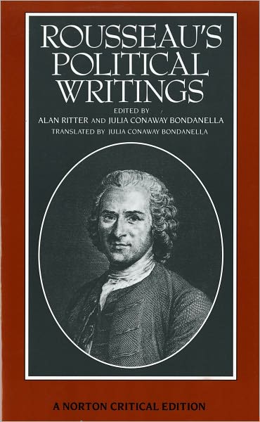 Cover for Jean Jacques Rousseau · Rousseau's Political Writings: Discourse on Inequality, Discourse on Political Economy,  On Social Contract: A Norton Critical Edition - Norton Critical Editions (Paperback Book) [Critical edition] (1988)