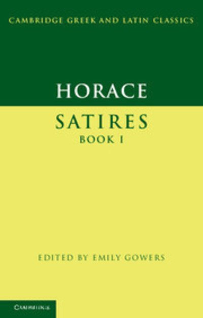 Cover for Horace · Horace: Satires Book I - Cambridge Greek and Latin Classics (Paperback Book) (2012)