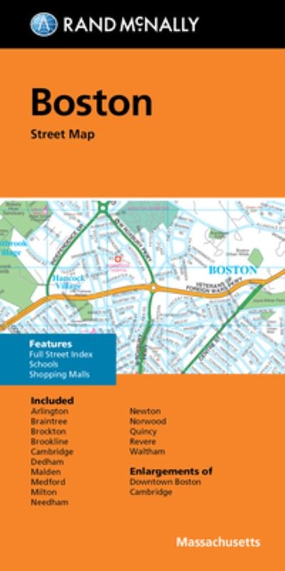 Cover for Rand McNally · Rand McNally Folded Map: Boston Street Map (Landkarten) (2021)