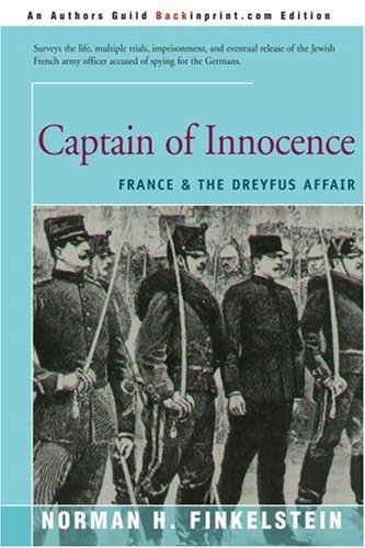 Cover for Norman Finkelstein · Captain of Innocence: France &amp; the Dreyfus Affair (Paperback Bog) (2000)