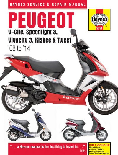 Peugeot V-Clic, Speedfight 3, Vivacity 3, Kisbee & Tweet (08 To 14) - Phil Mather - Bøker - Haynes Publishing Group - 9780857337511 - 19. desember 2014