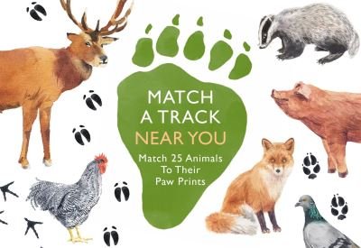 Cover for Laurence King Publishing · Match a Track Near You: Match 25 Animals To Their Paw Prints - Magma for Laurence King (Flashkort) (2022)