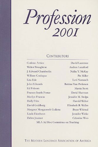 Cover for J. Edward Chamberlin · Profession 2001 (Paperback Book) (2001)