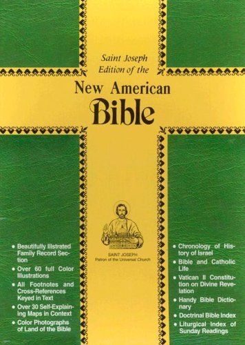 Cover for Catholic Book Publishing Co · Saint Joseph Personal Size Bible-nabre (Læderbog) (2011)