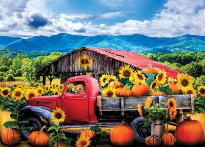 Cover for Peter Pauper Press Inc. · Sunflower Farm 1000 Piece Jigsaw Puzzle (N/A) (2021)