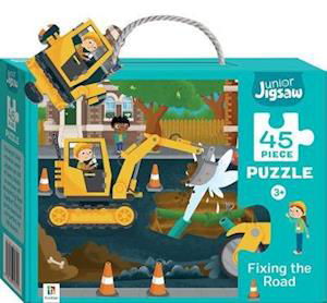 Cover for Hinkler Books · Junior Jigsaw: Fixing the Road - Junior Jigsaws (GAME) (2018)