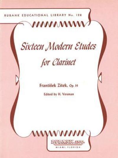 Cover for H. Voxman · Sixteen Modern Etudes for Clarinet, Op. 14 (Paperback Book) (1989)