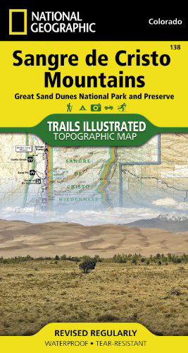 Cover for National Geographic Maps · Sangre De Cristo Mountains, Great Sand Dunes National Park: Trails Illustrated (Kort) (2009)