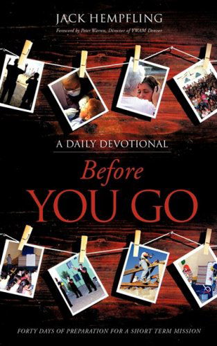 Cover for Jack Hempfling · Before You Go: a Daily Devotional (Paperback Book) (2009)