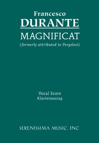 Cover for Francesco Durante · Magnificat: Vocal Score (Paperback Book) [Latin edition] (2007)